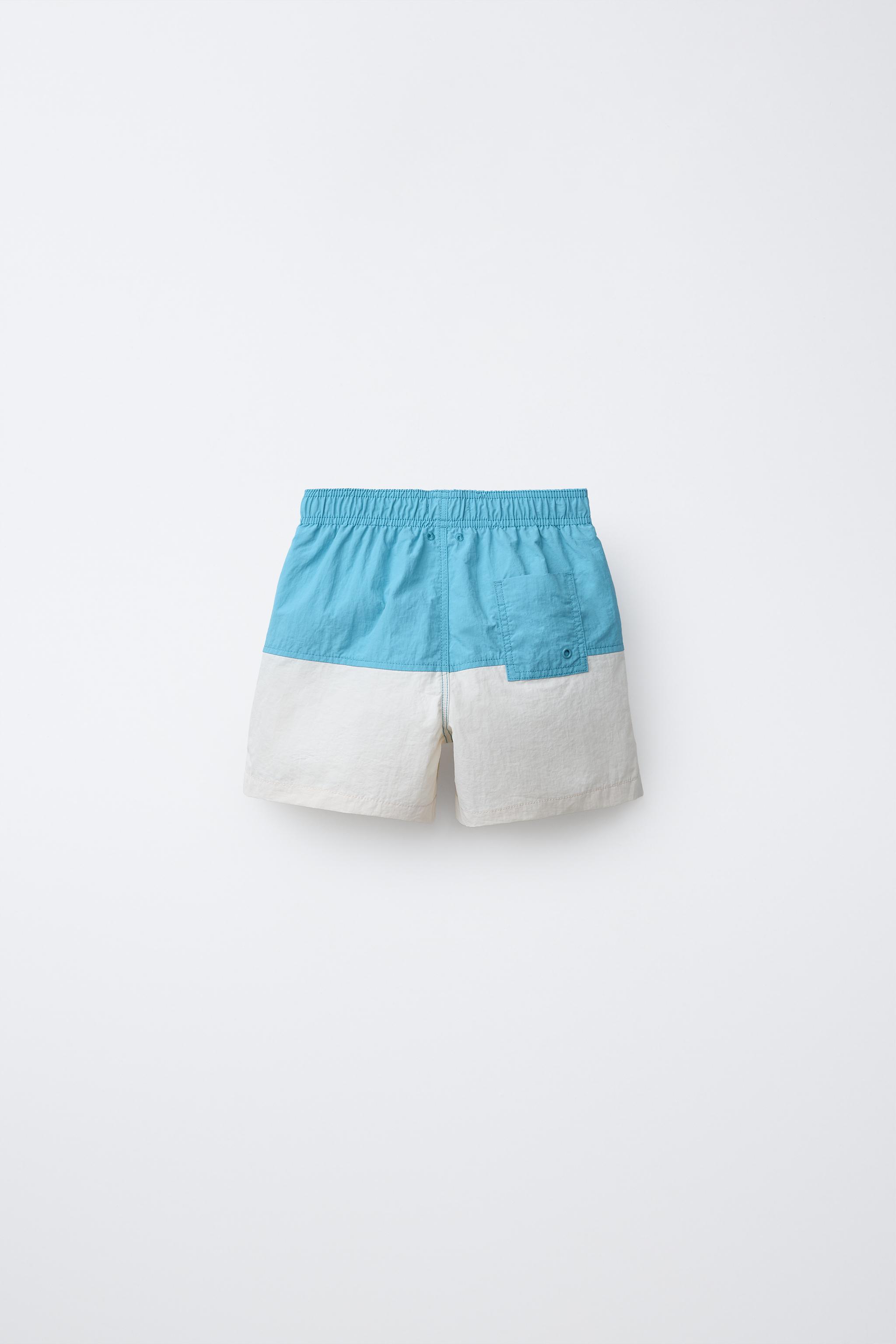 6-14 YEARS / COLORBLOCK SWIM SHORTS
